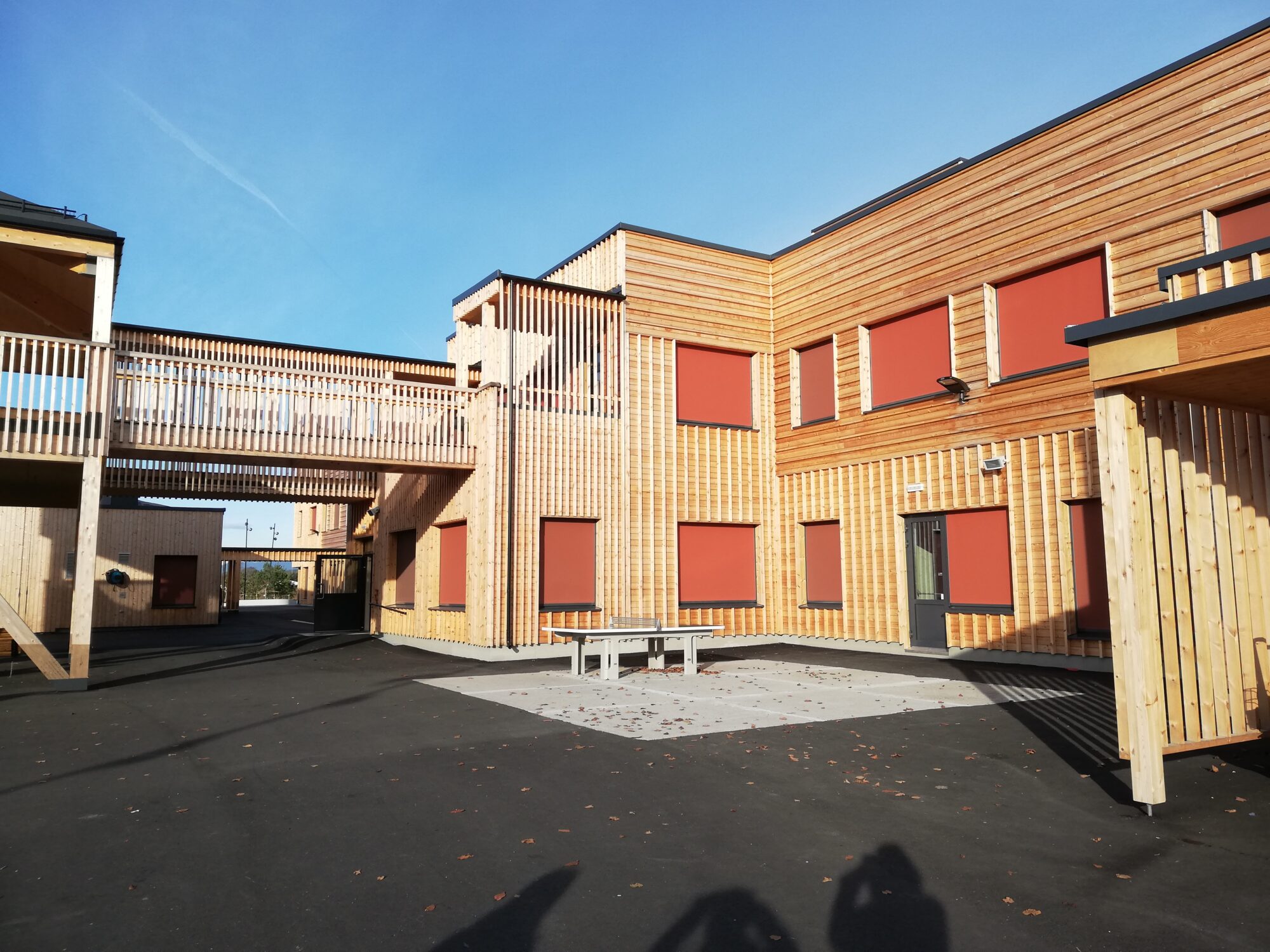 Ydalir skole er en barneskole som ligger på Ydalir, Elverum. Bygget sto ferdig i 2019. Foto: SKognæringa Kyst